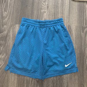 Nike~Basketball Shorts~Blue Mesh